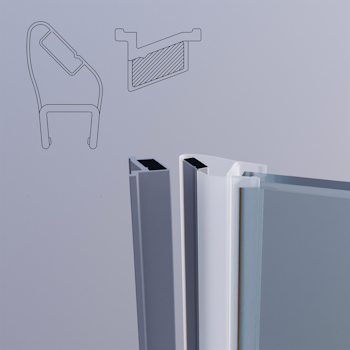 Gruppo profili magnetici per box doccia